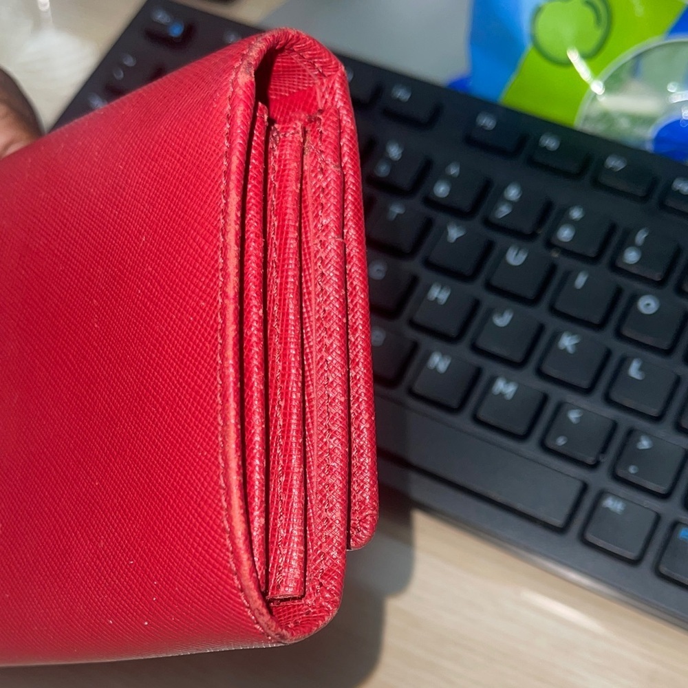 Vivienne Westwood Red & Rose Gold Women's Wallet - Picture 17 of 17